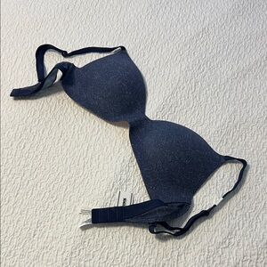 Victoria's Secret Shimmering Navy Bra